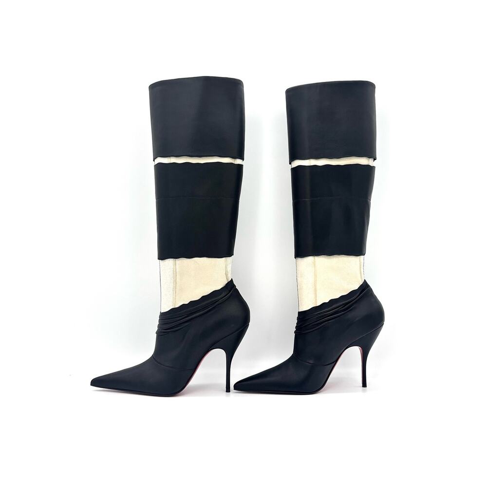 Christian Louboutin x Maison Margiela Xrismarteen 100 Knee High Boots 37 - Picture 5 of 9